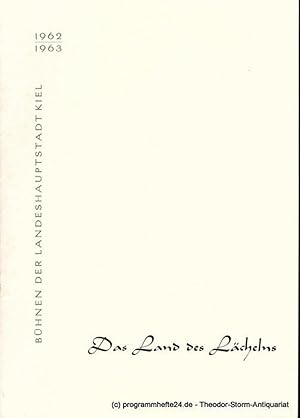 Immagine del venditore per Programmheft Das Land des Lchelns. Operette von Viktor Leon. Spielzeit 1962 / 63 venduto da Programmhefte24 Schauspiel und Musiktheater der letzten 150 Jahre