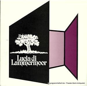 Seller image for Programmheft Lucia li Lammermoor. Oper von Salvatore Cammarano. 26. Mrz 1980 for sale by Programmhefte24 Schauspiel und Musiktheater der letzten 150 Jahre