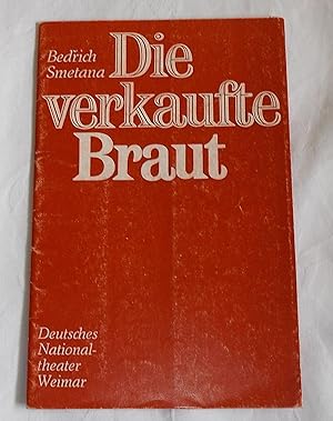 Bild des Verkufers fr Programmheft Die verkaufte Braut. Spielzeit 1974 / 75 Heft 2 zum Verkauf von Programmhefte24 Schauspiel und Musiktheater der letzten 150 Jahre