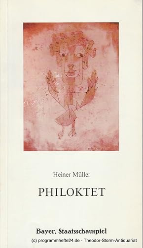 Seller image for Programmheft Philoktet von Heiner Mller. Premiere 25. November 1984 for sale by Programmhefte24 Schauspiel und Musiktheater der letzten 150 Jahre