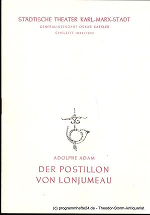 Imagen del vendedor de Programmheft Der Postillon von Lonjumeau. Komische Oper von Adolphe Adam. Spielzeit 1954 / 1955 a la venta por Programmhefte24 Schauspiel und Musiktheater der letzten 150 Jahre