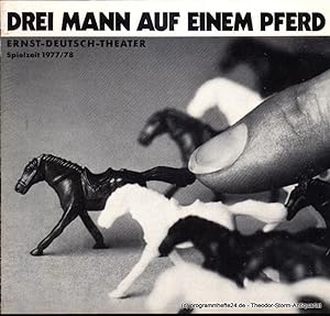 Bild des Verkufers fr Programmheft Drei Mann auf einem Pferd von John Cecil Holm und Georg Abbot. Premiere 15. September 1977. Spielzeit 1977 / 78 zum Verkauf von Programmhefte24 Schauspiel und Musiktheater der letzten 150 Jahre