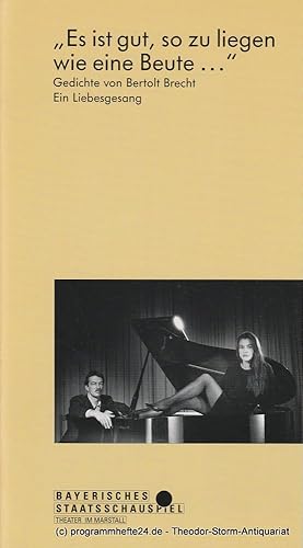 Seller image for Programmheft Es ist gut, so zu liegen wie eine Beute Spielzeit 1990 / 91 Heft 67 for sale by Programmhefte24 Schauspiel und Musiktheater der letzten 150 Jahre