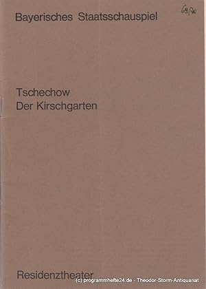 Bild des Verkufers fr Programmheft DER KIRSCHGARTEN von Anton Tschechow. Premiere 20. Juni 1970 zum Verkauf von Programmhefte24 Schauspiel und Musiktheater der letzten 150 Jahre