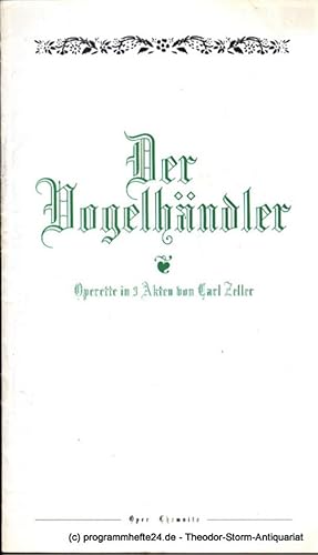 Image du vendeur pour Programmheft Der Vogelhndler. Operette von Carl Zeller. Premiere 28. Mrz 1998. Spielzeit 1997 / 98 Opernhaus mis en vente par Programmhefte24 Schauspiel und Musiktheater der letzten 150 Jahre