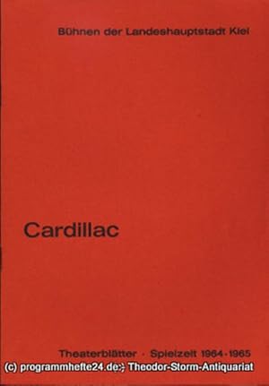 Immagine del venditore per Programmheft Cardillac. Oper von Ferdinand Lion. Kieler Theaterbltter 1964 / 65 venduto da Programmhefte24 Schauspiel und Musiktheater der letzten 150 Jahre