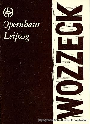 Image du vendeur pour Programmheft WOZZECK. Spielzeit 1984 / 85 Heft 20 mis en vente par Programmhefte24 Schauspiel und Musiktheater der letzten 150 Jahre