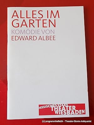 Immagine del venditore per Programmheft ALLES IM GARTEN. Komdie von Edward Albee. Premiere2. Oktober 2005. Spielzeit 2005 / 2006 venduto da Programmhefte24 Schauspiel und Musiktheater der letzten 150 Jahre