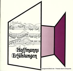 Bild des Verkufers fr Programmheft Hoffmanns Erzhlungen. Phantastische Oper von Jules Barbier. 15. Oktober 1978 zum Verkauf von Programmhefte24 Schauspiel und Musiktheater der letzten 150 Jahre