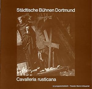 Immagine del venditore per Programmheft Cavalleria rusticana. Der Bajazzo. Premiere 2. November 1980, Groes Haus. Spielzeit 1980 / 81 venduto da Programmhefte24 Schauspiel und Musiktheater der letzten 150 Jahre