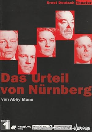 Bild des Verkufers fr Programmheft Das Urteil von Nrnberg von Abby Mann. Premiere 27. Februar 2003. Spielzeit 2002 / 2003 zum Verkauf von Programmhefte24 Schauspiel und Musiktheater der letzten 150 Jahre