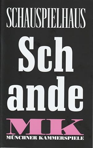 Seller image for Programmheft SCHANDE nach John M. Coetzee. Premiere 20. Dezember 2013 Spielzeit 2013 / 14 for sale by Programmhefte24 Schauspiel und Musiktheater der letzten 150 Jahre