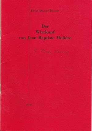 Seller image for Programmheft Der Wirrkopf von Jean Baptiste Moliere. Premiere 27. September 1995 for sale by Programmhefte24 Schauspiel und Musiktheater der letzten 150 Jahre