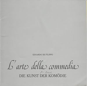 Seller image for Programmheft Die Kunst der Komdie von Eduardo de Filippo 30. Juni 1987 for sale by Programmhefte24 Schauspiel und Musiktheater der letzten 150 Jahre