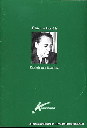 Seller image for Programmheft Kasimir und Karoline von dn von Horvath. Premiere 12. Februar 1999. Spielzeit 1998 / 99 for sale by Programmhefte24 Schauspiel und Musiktheater der letzten 150 Jahre