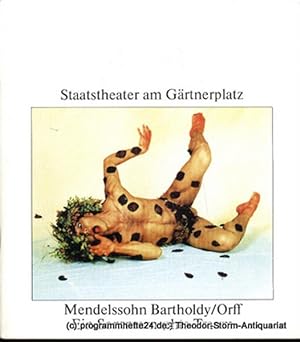 Programmheft Ein Sommernachtstraum. Ballett von Günter Pick. 11. Februar 1988. Programmhefte des ...