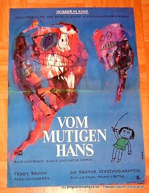 Filmplakat Vom mutigen Hans - Teddy Brumm - Die Bremer Stadtmusikanten. Drei Farbfilme in einem K...