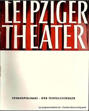 Bild des Verkufers fr Programmheft Der Teufelsschler. Schauspielhaus Spielzeit 1961 / 62 Heft 10 zum Verkauf von Programmhefte24 Schauspiel und Musiktheater der letzten 150 Jahre