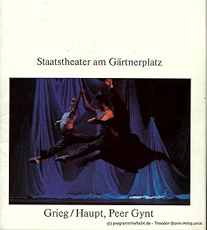 Programmheft zur Uraufführung PEER GYNT. Ballett von Günter Pick am 8. Dezember 1985. Programmhef...