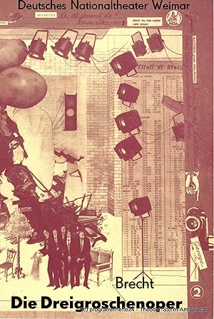 Bild des Verkufers fr Programmheft Die Dreigroschenoper von Bertolt Brecht / Kurt Weill. Premiere 16. September 1973 zum Verkauf von Programmhefte24 Schauspiel und Musiktheater der letzten 150 Jahre