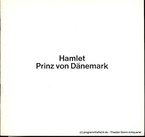 Bild des Verkufers fr Hamlet Prinz von Dnemark Spielzeit 1977/78 Programmheft zum Verkauf von Programmhefte24 Schauspiel und Musiktheater der letzten 150 Jahre