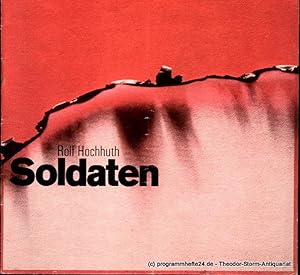 Programmheft Soldaten von Rolf Hochhuth. Spielzeit 1968 / 69 Heft 11