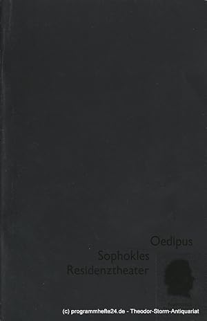 Immagine del venditore per Programmheft Oedipus von Sophokles. Premiere 18. Juni 1994 im Residenztheater Spielzeit 1993 / 94 Nr. 14 venduto da Programmhefte24 Schauspiel und Musiktheater der letzten 150 Jahre