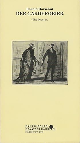 Bild des Verkufers fr Programmheft Der Garderobier von Ronald Harwood Heft Nr. 73 zum Verkauf von Programmhefte24 Schauspiel und Musiktheater der letzten 150 Jahre