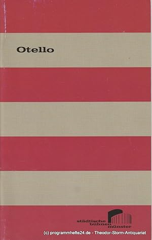 Bild des Verkufers fr Programmheft OTELLO Dramma lirico von Giuseppe Verdi. Premiere 3. September 2005, Groes Haus zum Verkauf von Programmhefte24 Schauspiel und Musiktheater der letzten 150 Jahre