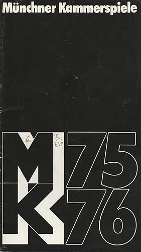 Immagine del venditore per Programmheft Frank Wedekind: Frhlingserwachen. Spielzeit 1975 / 76 Heft 6 venduto da Programmhefte24 Schauspiel und Musiktheater der letzten 150 Jahre