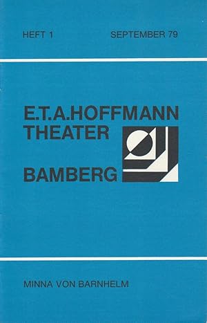 Imagen del vendedor de Programmheft Minna von Barnhelm. Spielzeit 1979 / 80 Heft 1 September 79 a la venta por Programmhefte24 Schauspiel und Musiktheater der letzten 150 Jahre