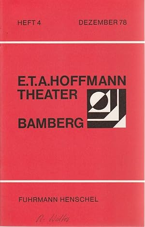 Seller image for Programmheft Fuhrmann Henschel. Schauspiel von Gerhart Hauptmann Spielzeit 1978 / 79 Heft 4 for sale by Programmhefte24 Schauspiel und Musiktheater der letzten 150 Jahre