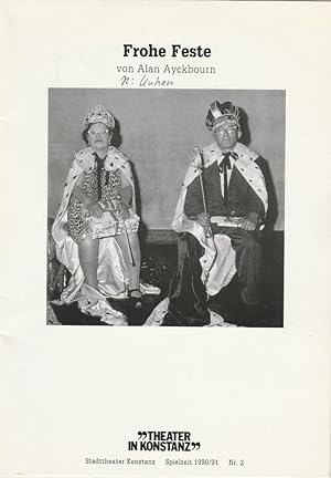 Immagine del venditore per Programmheft FROHE FESTE von Alan Ayckbourn Premiere 10. Oktober 1990 Spielzeit 1990 / 91 Nr. 2 venduto da Programmhefte24 Schauspiel und Musiktheater der letzten 150 Jahre