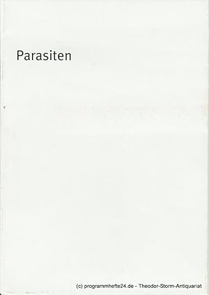 Bild des Verkufers fr Programmheft PARASITEN von Marius von Mayenburg. Premiere 14. Februar 2002 im Theater im Haus der Kunst. Spielzeit 2001 / 2002 Heft 14 zum Verkauf von Programmhefte24 Schauspiel und Musiktheater der letzten 150 Jahre