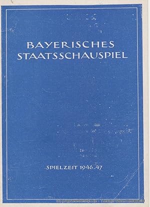 Bild des Verkufers fr Programmheft PHDRA. Ein Trauerspiel von Racine bertragen von Schiller. Spielzeit 1946 / 47 Heft 1 zum Verkauf von Programmhefte24 Schauspiel und Musiktheater der letzten 150 Jahre