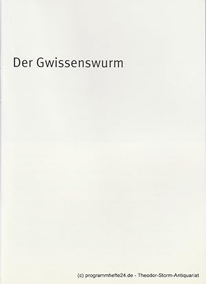 Bild des Verkufers fr Programmheft Der Gwissenswurm. Premiere 27. Januar 2007 im Residenz Theater Spielzeit 2006 / 2007 Heft Nr. 86 zum Verkauf von Programmhefte24 Schauspiel und Musiktheater der letzten 150 Jahre