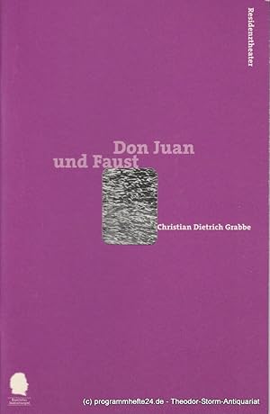 Seller image for Programmheft Don Juan und Faust von Christian Dietrich Grabbe Premiere 22. April 1999 Residenztheater Spielzeit 1998 / 98 Nr. 81 for sale by Programmhefte24 Schauspiel und Musiktheater der letzten 150 Jahre