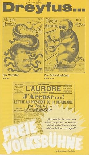 Imagen del vendedor de Programmheft DREYFUS. Ein Stck von Jean-Claude Grumberg Premiere 22. Januar 1975 Spielzeit 1974 / 75 Heft 3 a la venta por Programmhefte24 Schauspiel und Musiktheater der letzten 150 Jahre