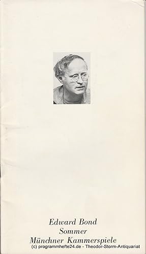 Seller image for Programmheft SOMMER von Edward Bond. Spielzeit 1982 / 83 Heft 4 for sale by Programmhefte24 Schauspiel und Musiktheater der letzten 150 Jahre