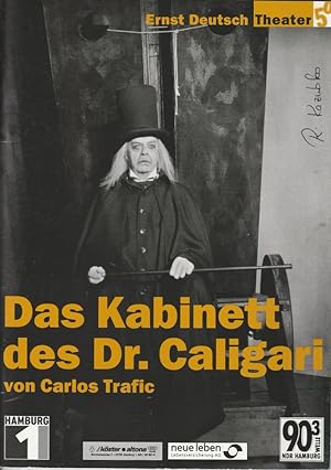 Bild des Verkufers fr Programmheft Das Kabinett des Dr. Caligari von Carlos Trafic Premiere 4. Oktober 2001 Spielzeit 2001 / 2002 zum Verkauf von Programmhefte24 Schauspiel und Musiktheater der letzten 150 Jahre