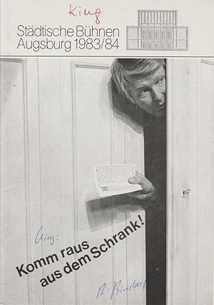 Seller image for Programmheft Philip King: Komm raus aus dem Schrank! Premiere 8. Oktober 1983 Spielzeit 1983 / 84 for sale by Programmhefte24 Schauspiel und Musiktheater der letzten 150 Jahre