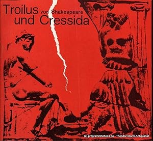 Image du vendeur pour Troilus und Cressida. Premiere Mittwoch, 9. November 1966, 20 Uhr. Programmheft Deutsches Schauspielhaus in Hamburg O.F. Schuh Spielzeit 1966/67 Heft 9 mis en vente par Programmhefte24 Schauspiel und Musiktheater der letzten 150 Jahre