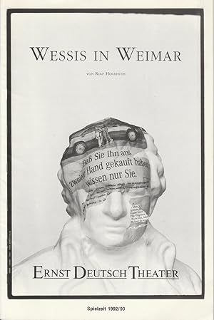 Bild des Verkufers fr Programmheft Rolf Hochhuth: Wessis in Weimar Premiere 25. Februar 1993 Spielzeit 1992 / 1993 zum Verkauf von Programmhefte24 Schauspiel und Musiktheater der letzten 150 Jahre