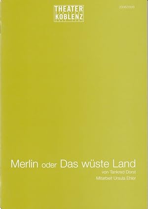 Bild des Verkufers fr Programmheft MERLIN oder Das wste Land von Tankred Dorst. Premiere 11. Januar 2009 Spielzeit 2008 / 2009 zum Verkauf von Programmhefte24 Schauspiel und Musiktheater der letzten 150 Jahre