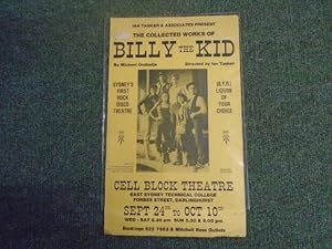 Bild des Verkufers fr The Collected Works of Billy the Kid' Poster [advertisement for theatrical production between September 24th and October 10th c.1971 at the Cell Block Theatre, Darlinghurst] zum Verkauf von Keoghs Books