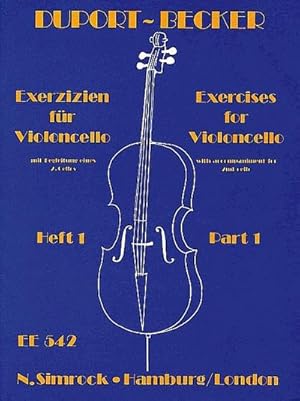 Bild des Verkufers fr Die 21 berhmten Exerzizienfr 2 Violoncelli zum Verkauf von AHA-BUCH GmbH