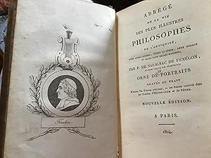 Abrégé de la vie des plus illustres philosophes de lAntiquité, par Fénelon, archevêque de Cambrai...