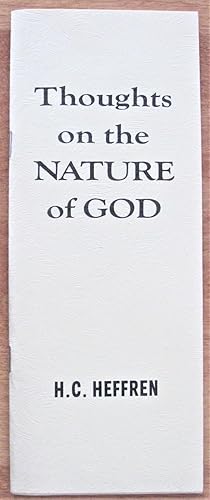 Seller image for Thoughts on the Nature of God. for sale by Ken Jackson