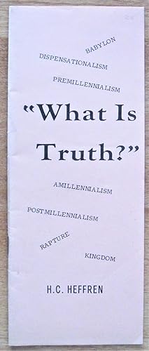 Seller image for What is Truth? for sale by Ken Jackson
