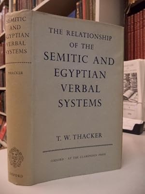 The Relationship of the Semitic and Egyptian Verbal Systems